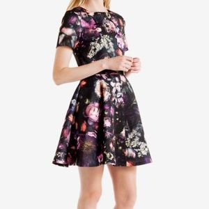 Ted Baker shadow floral skater dress